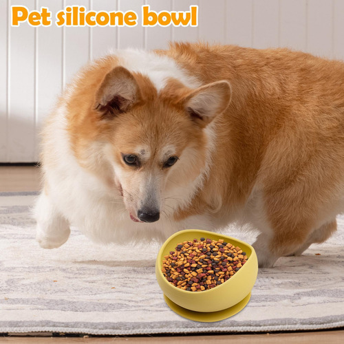 Tazón Para Mascotas De Silicona Tazón De Comida Para Gatos D