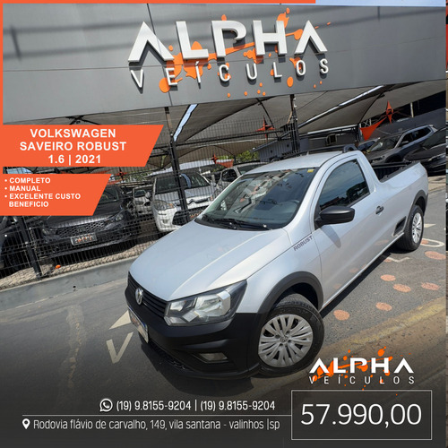 Volkswagen Saveiro 1.6 Robust Cab. Simples Total Flex 2p