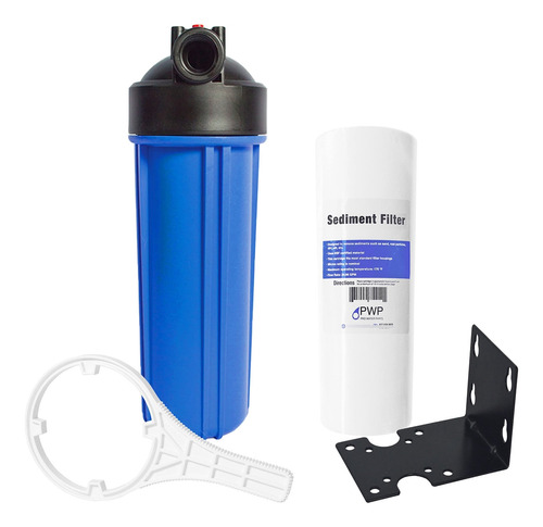 Sistema Filtracion Agua Para Toda Casa Carcasa Azul 10 