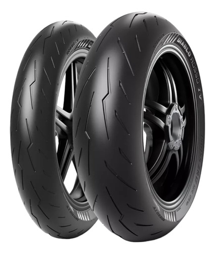 Llanta Pirelli 200/55-17 + 120/70-17 Diablo Rosso Iv