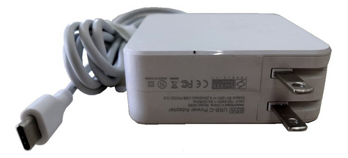 Cargador 65w Usb C Acer Spin 7 Sf713-51 Series Blanco