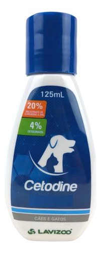 Cetodine Shampoo Antifúngico Dermatológico Lavizoo 125ml