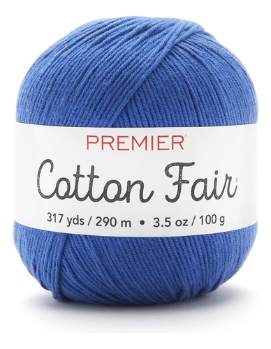 Premier Yarns 27-18 Cotton Fair Yarn Blue Iris