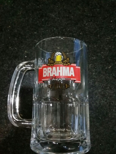 Vasos De Vidrio Brahma ( Jarras Cerveceras) 4 Unidades 