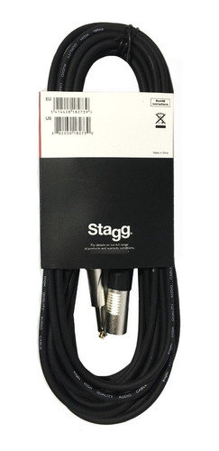Imagen 3 de 7 de Cable Stagg Canon Xlr Macho A Plug Ts 10 Metros De Largo