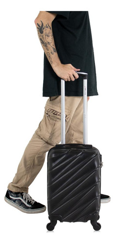 Mala De Bordo Preta Pp Havana Swiss Move