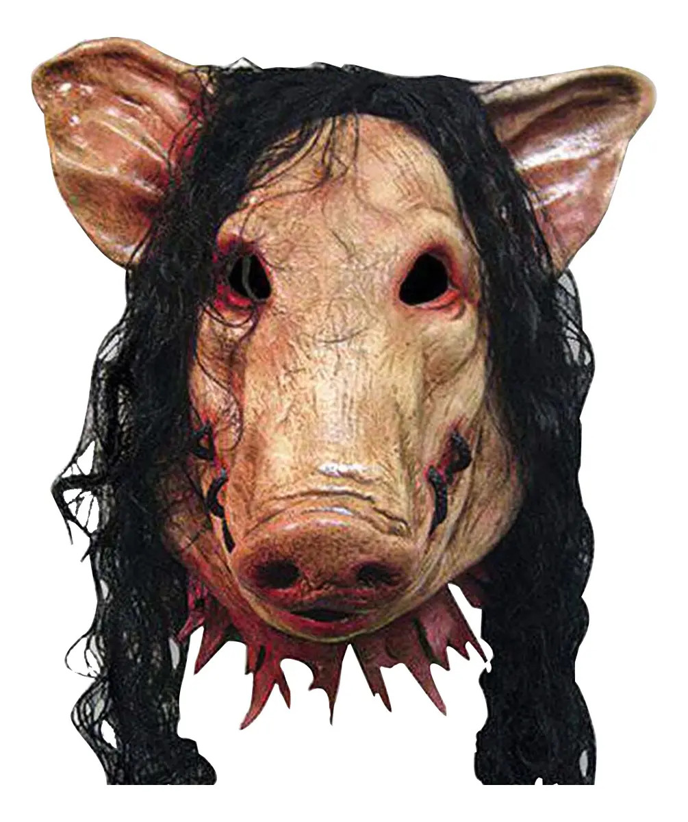 Wfeantl Máscara Halloween Terror De Facial Cerdo Látex Disfraz Mascaras De Terror