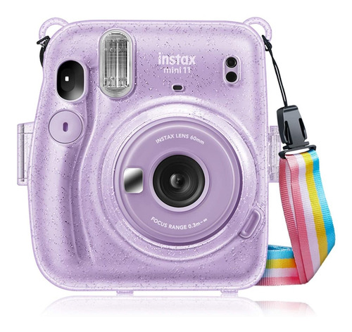 Funda Para Fujifilm Instax Mini 11 Fintie + Correa Purpura