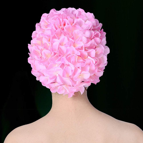gorro De Baño Retro Con Pétalos De Flores Vintage, Gorro
