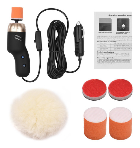 Mini Pulidora De Coche 12v Máquina Pulidora De Mano Compacta