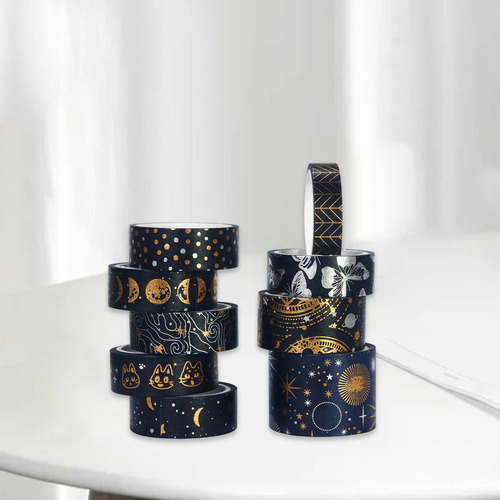 9x Washi Tape Set Cinta Adhesiva Decorativa Para Envolver