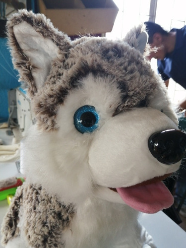Perro Siberiano De Peluche De 45 Cms Importado Mas Envio
