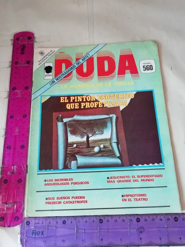 Revista Duda No 560 Marzo 1982