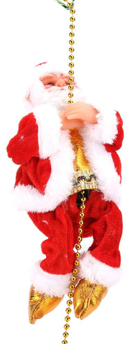 Fdit Encantador Trepador Eléctrico Santa Claus En Cuentas De