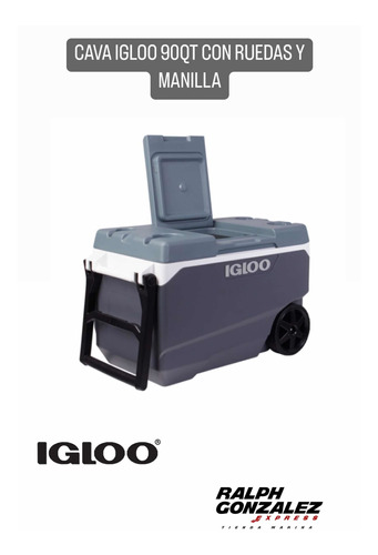 Cava Igloo 90qt Con Ruedas