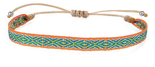 Kelitch Pulseras De Amistad Trenzadas Con Manchas Bohemias P