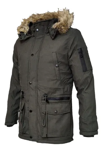 Campera Parka Mujer Gabardina Importada Premium Con Piel