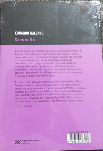 Ser Como Ellos Y Otros Artículos - Biblioteca Eduardo Galean