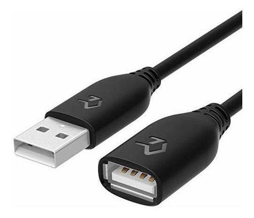 Extension Usb 2 Pack Male Female 6 Pie Negro R1330 7c