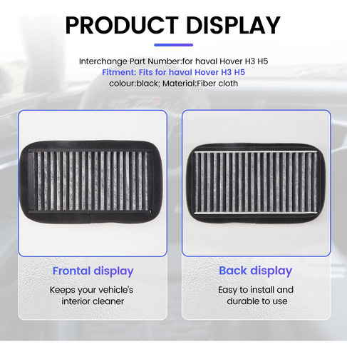 Filtro De Aire Acondicionado Queenly-cabin Filter Para Great