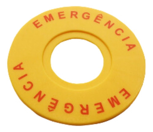 Identificador P20-idem De Emerg P/botao 22mm Diam 60mm Am