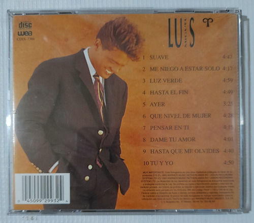 Cd Luis Miguel Aries 1993 Seminuevo (Usado)