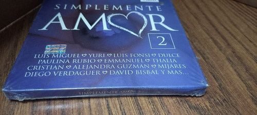 Cd *simplemente Amor Vol 2*varios Artistas Nuevo Sellado (Usado)