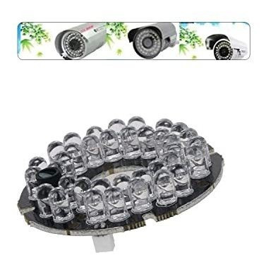 5 Unidad Od 2.1 30 Led Ir Infrarrojo Foco Placa Redonda