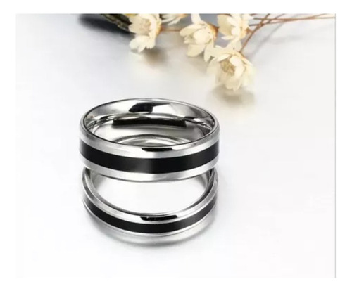 Alianza Esmaltada Hombre Mujer Anillo Amistad Pareja Regalo
