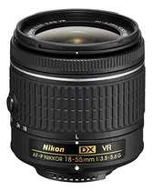 Comprar Lente Zoom Estándar Con Montaje Nikon F Nikon Af-p Dx Nikkor 18-55mm F\u002F3.5-5.6g Vr 18-55mm De Distancia Focal Color Negro