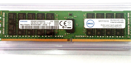 Memória Dell 32g Ddr4 2400mhz 2rx4 Rdimm Snpcpc7gc/32g