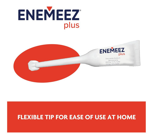 Enemeez Docusol Plus Docusate Sodium Enema Clear 5 Ml, 5 El