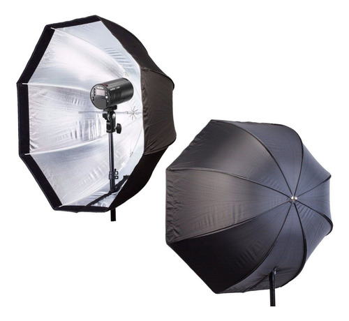 Flash Compacto Godox Ad100 Pro Ttl Hss + Octabox + Tripé 2m Cor Da Estrutura Preto Cor Da Luz Branco-frio Não Se Aplica