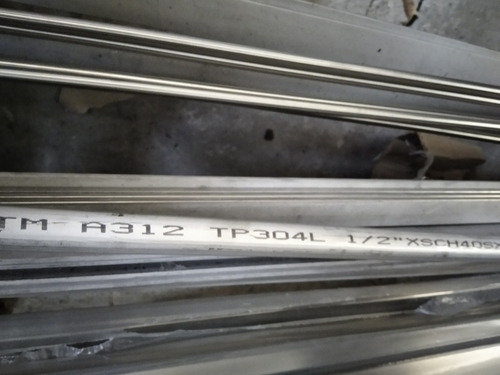 Tubo A.i304 Sch.40 1/2 PuLG X 5.80 Mts