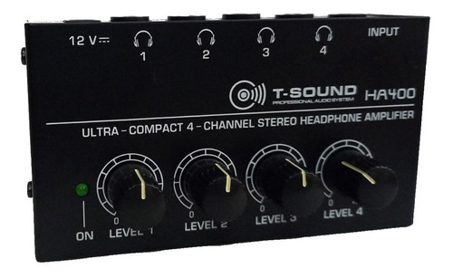Amplificador De Auriculares Ha-400   T-sound
