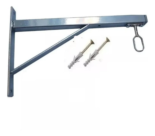 10 Mensulas Reforzadas Para Perchero Caño Oval Barral Estant Plateado
