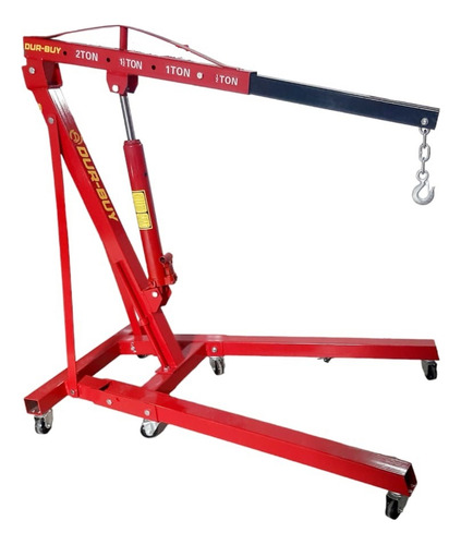 Guinche Pluma Plegable Hidráulico 2 Ton