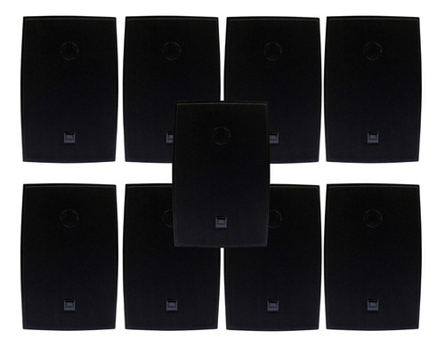 10 Caixas Som Ambiente Casa Jbl Selenium C521p Preta Par