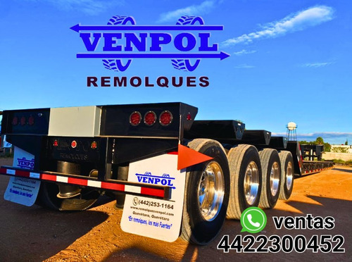 Lowboy Desmontable Remolque 60 Ton 3 Ejes Venpol