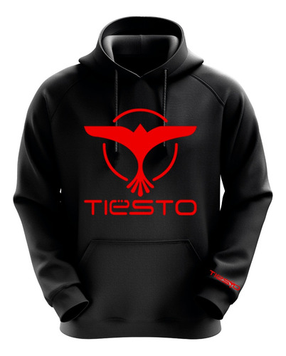 Polerón Negro Tiësto Diseño 1