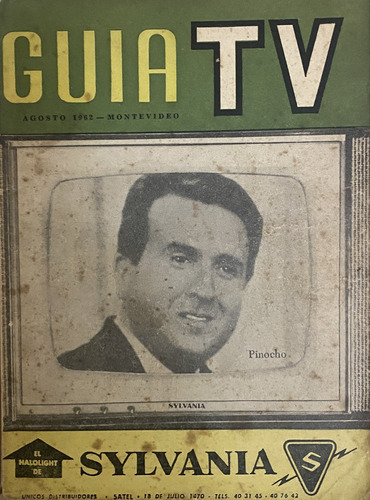 Guía Tv Agosto 1962 Uruguay Espectáculos , B2 Ej2