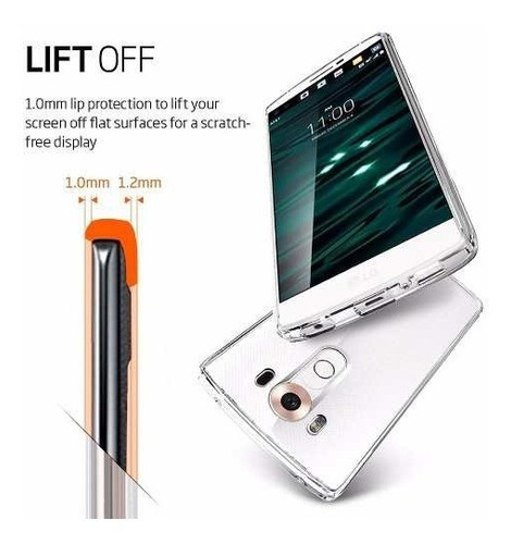 Case Spigen Ultra Hybrid LG V10 Transparente Policarbonato