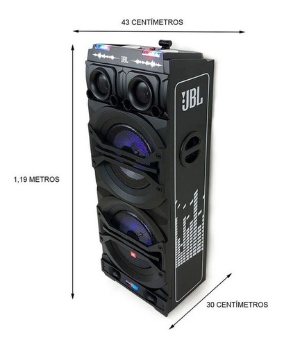 Parlante JBL DJ Xpert J2515 portátil con bluetooth negro