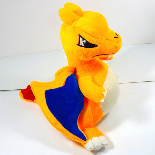 Imagen 2 de 4 de Peluche Pokemon Go Mega Charizard 32cm Evolucion Dragon