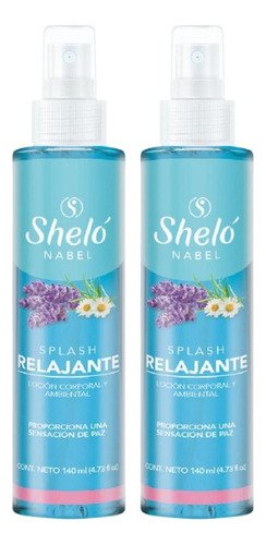 2 Pack Splash Relajante Shelo (aceite Para Masajes)