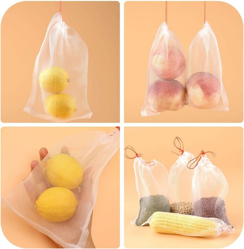 _ 50 Piezas Bolsas Protección Frutas Bolsa Red Jardín