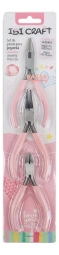 Set De Pinzas Para Joyería Alicate Punta Plana Redonda