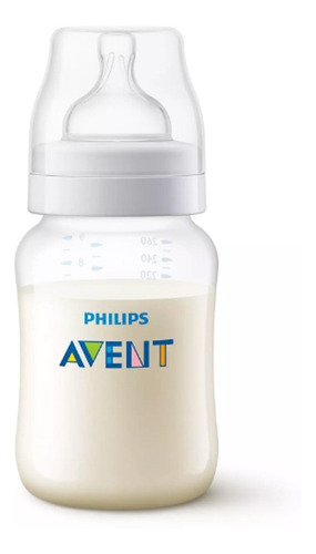 Imagen 1 de 4 de Mamadera Avent Linea Clasica Classic 260ml +1m