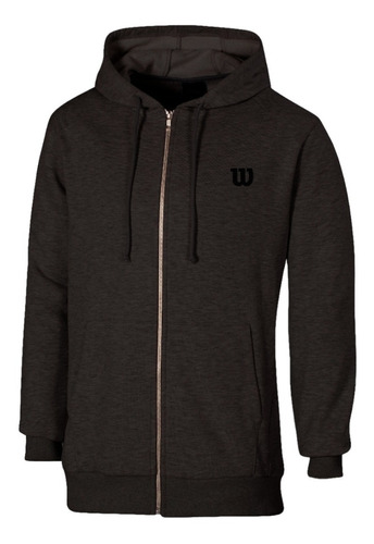 Campera Canguro Wilson Jacket Hombre Capucha Tenis Padel