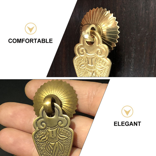 Estuche Para Joyas Con Asas De Cajón Retro, Pomos De Madera,